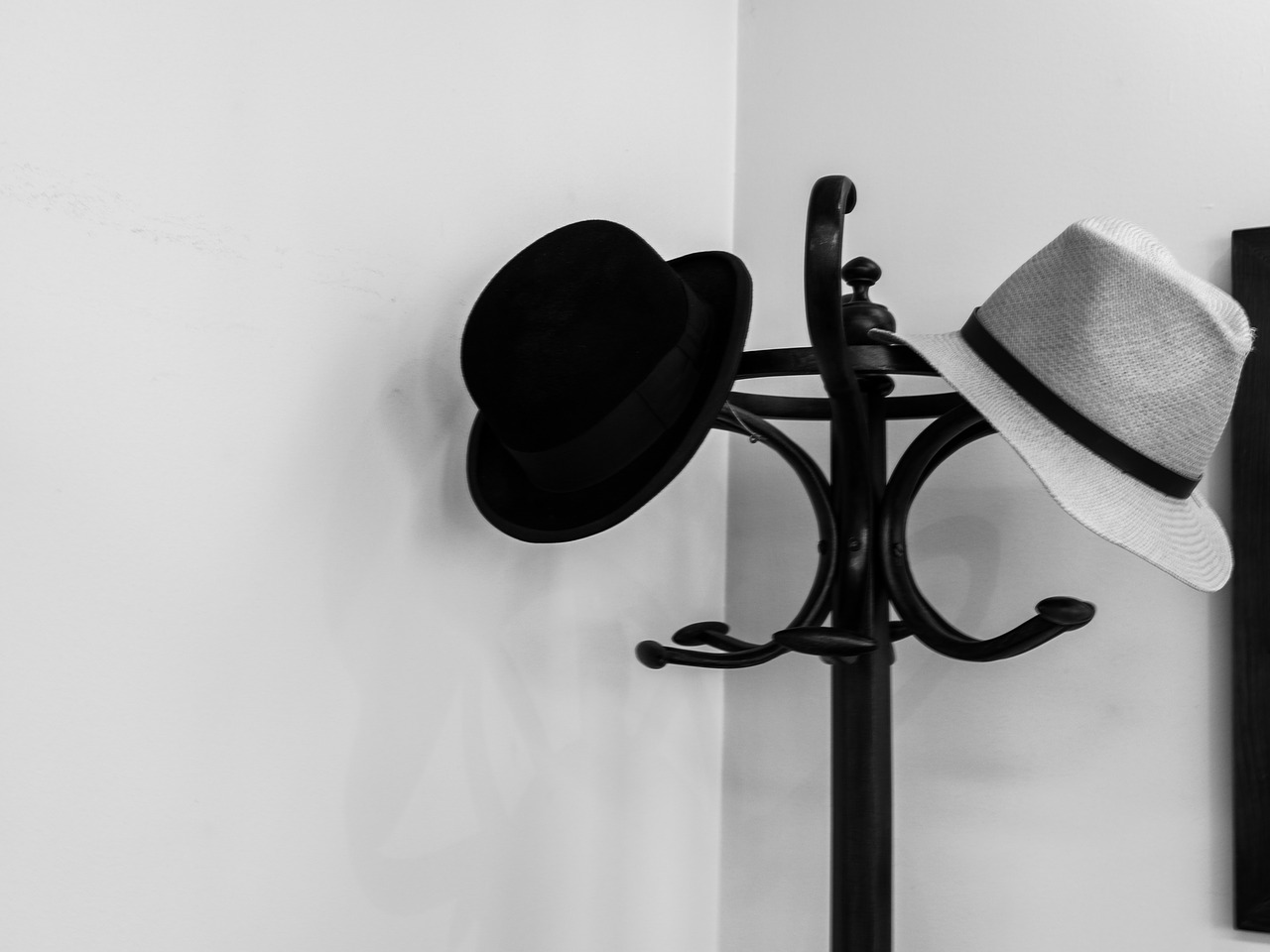 hat coat rack wing free photo