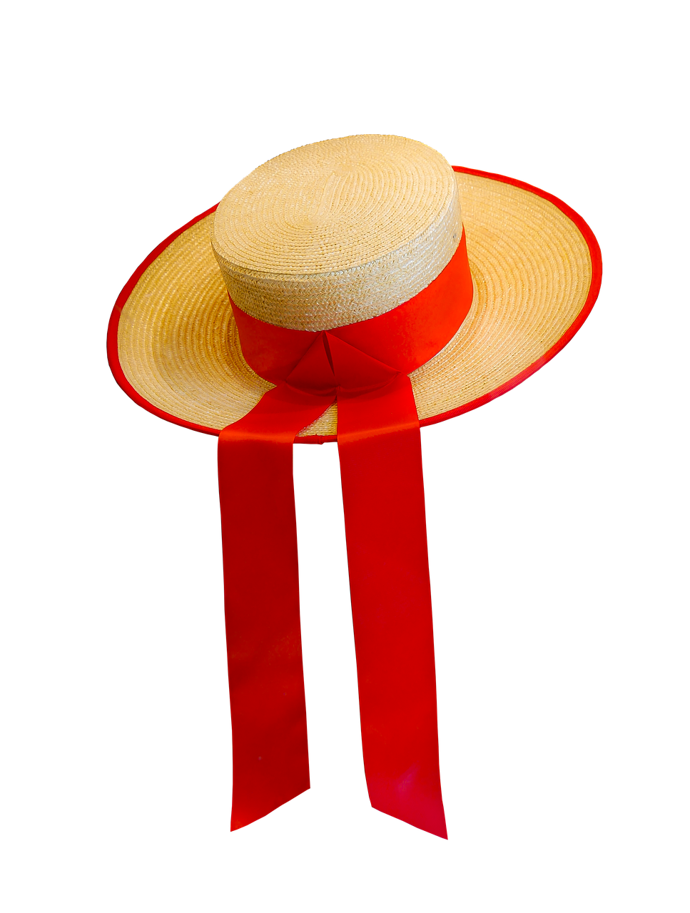 hat straw hat isolated free photo