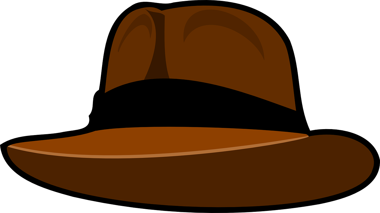 hat fedora brown free photo