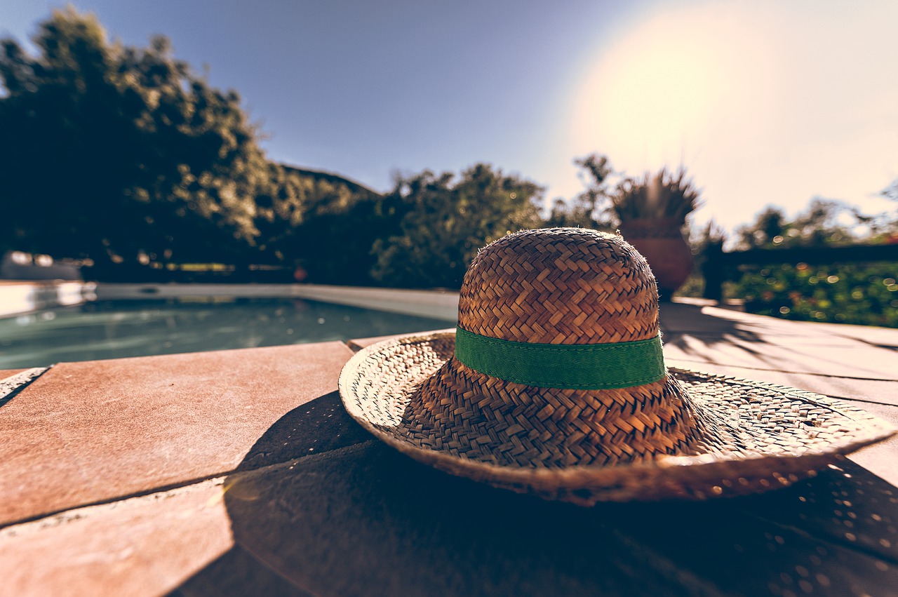 hat  straw hat  coneflower free photo