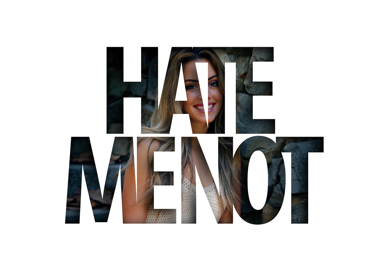 hate me not love hate free photo