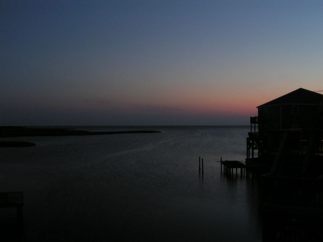 sunset hatteras outer free photo