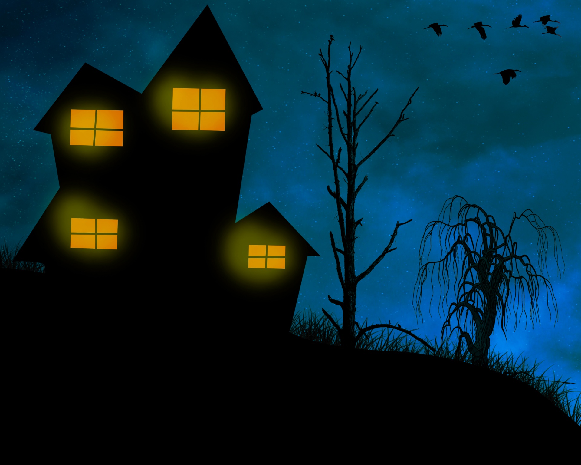 house night creepy free photo