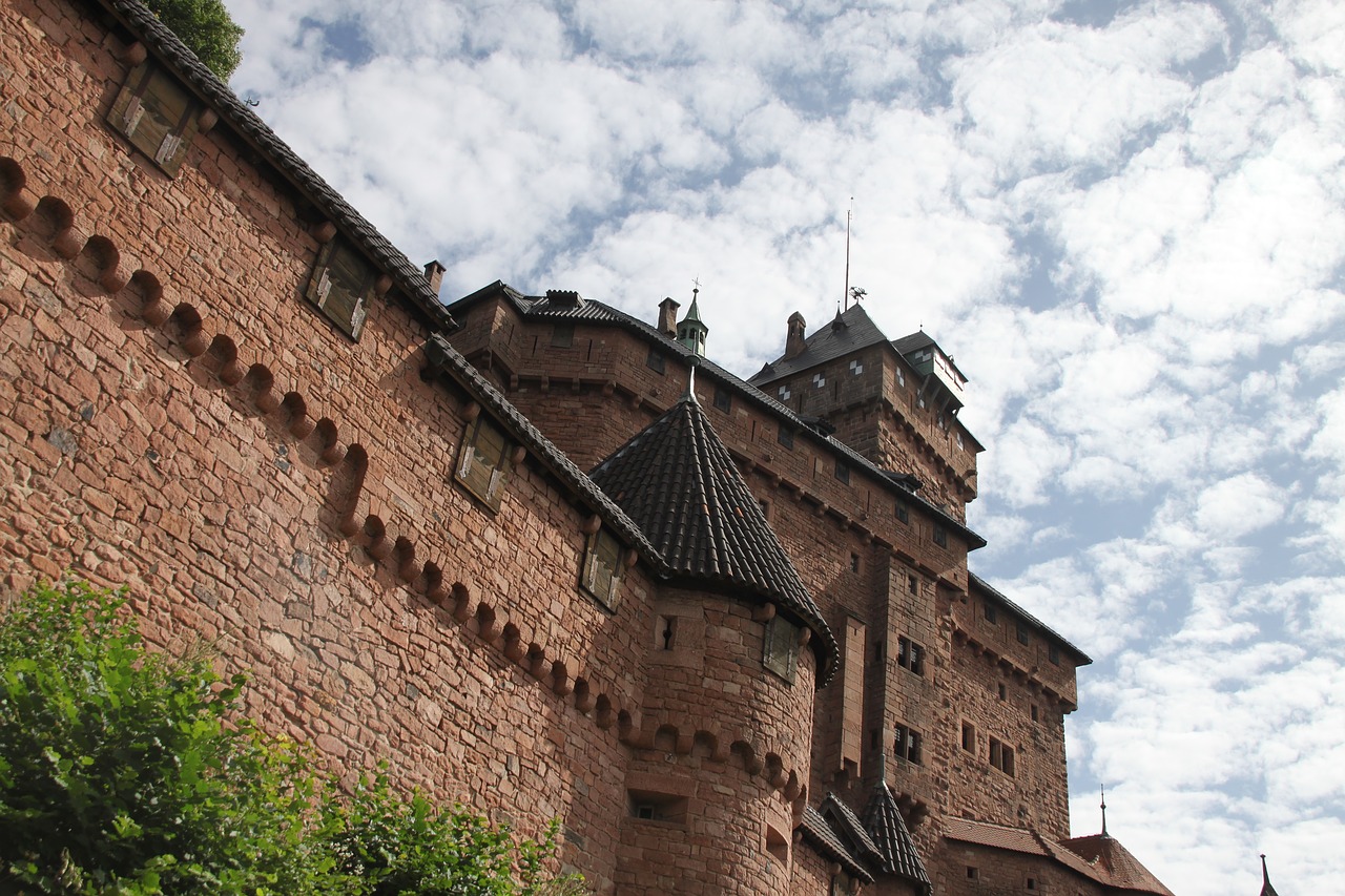 haut-koenigsbourg castle alsace free photo