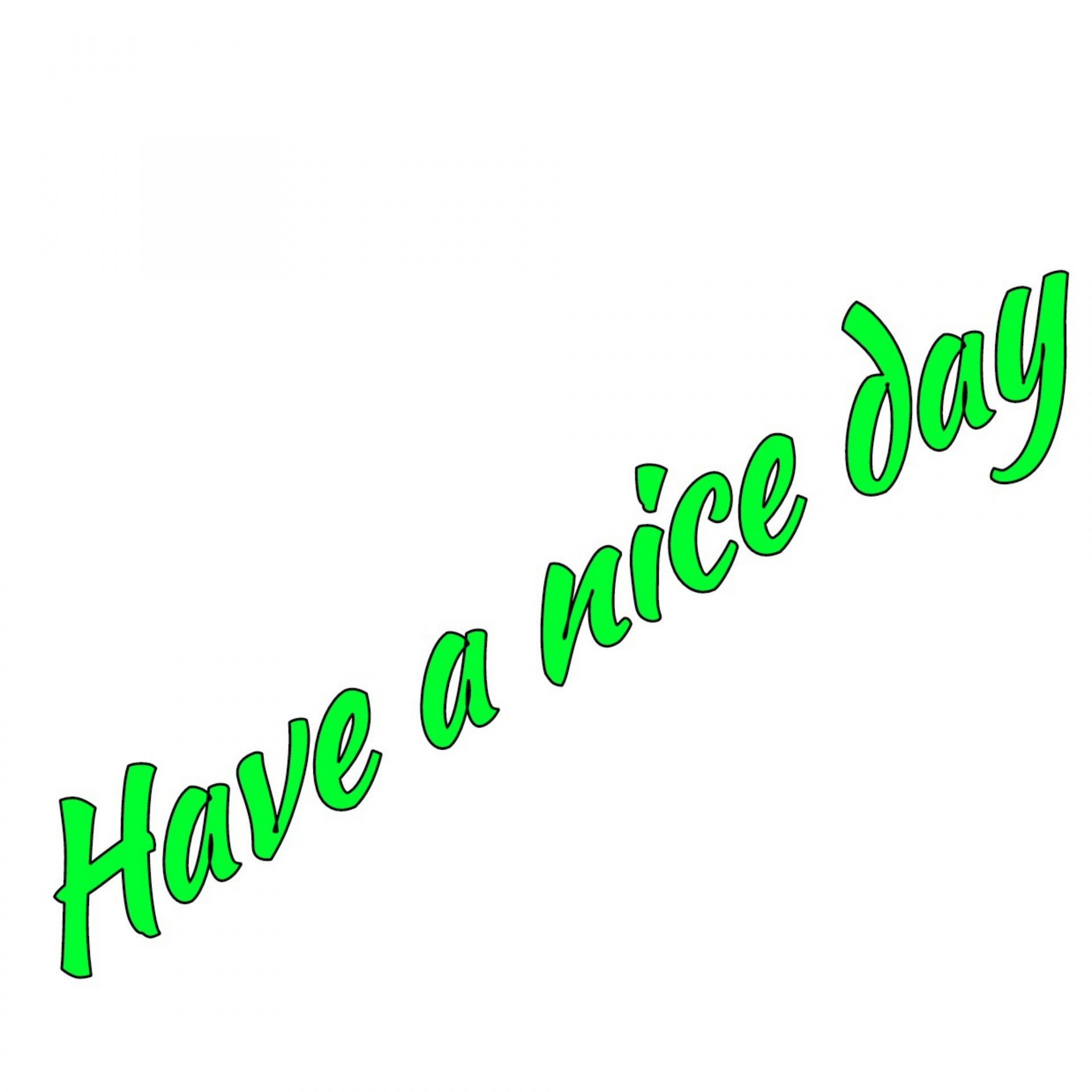 text have nice day placed free photo