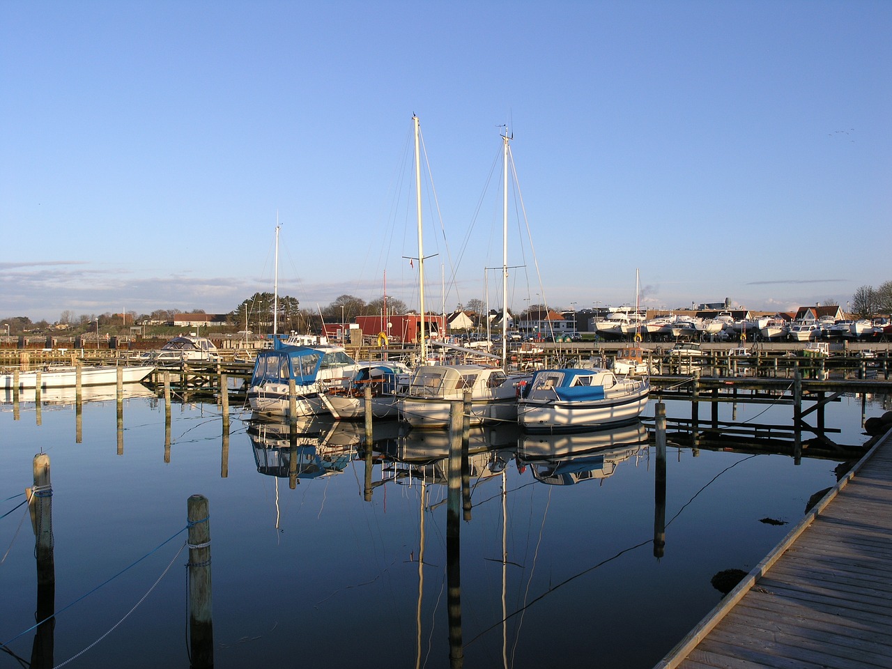 havnsø port sailing free photo