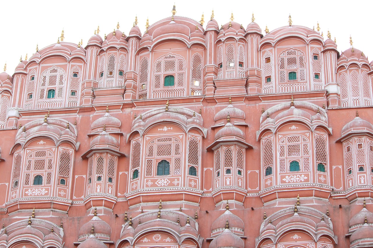 hawa mahal indian architecture jaipur building free photo