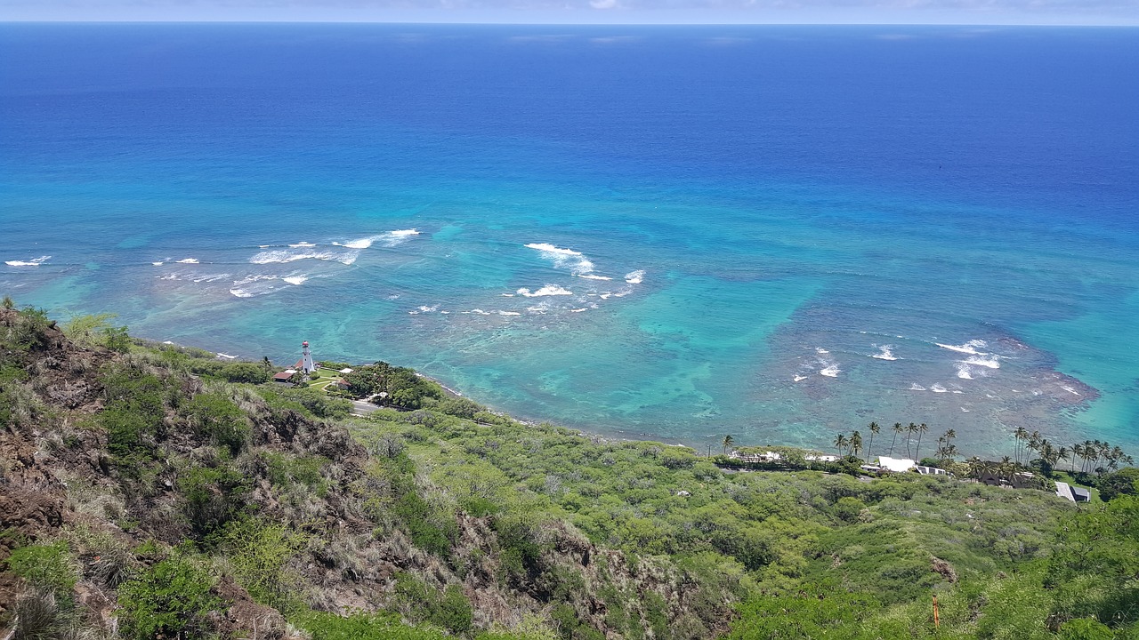 hawaii ocean waves free photo