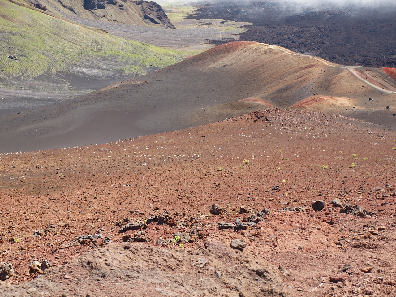 hawaii maui volcano free photo