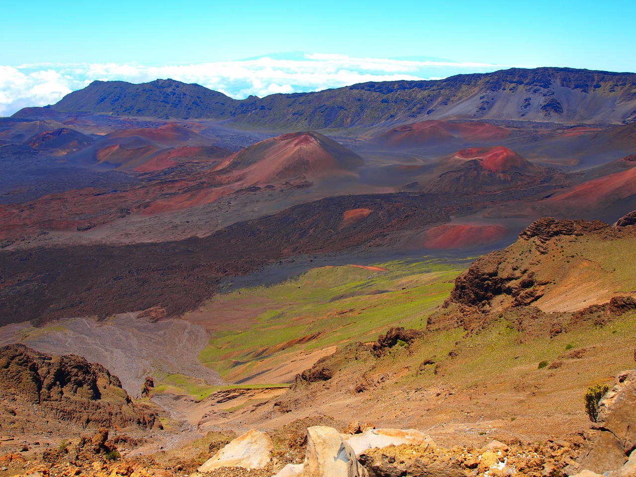 hawaii maui volcano free photo