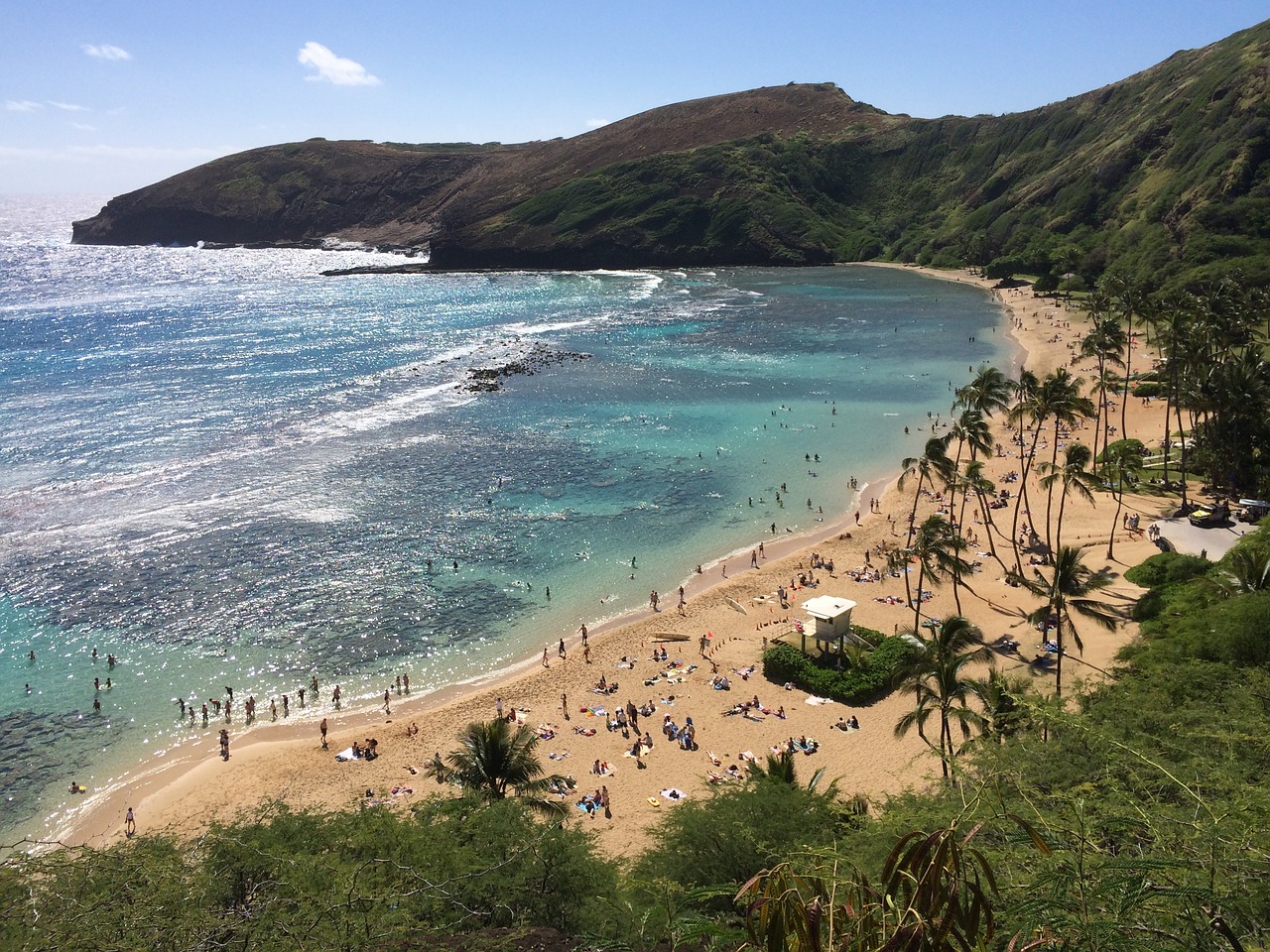 hawaii beach vacation free photo