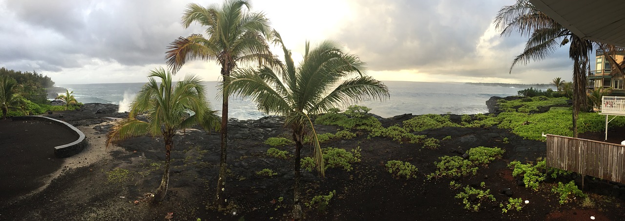 hawaii big island ocean view free photo