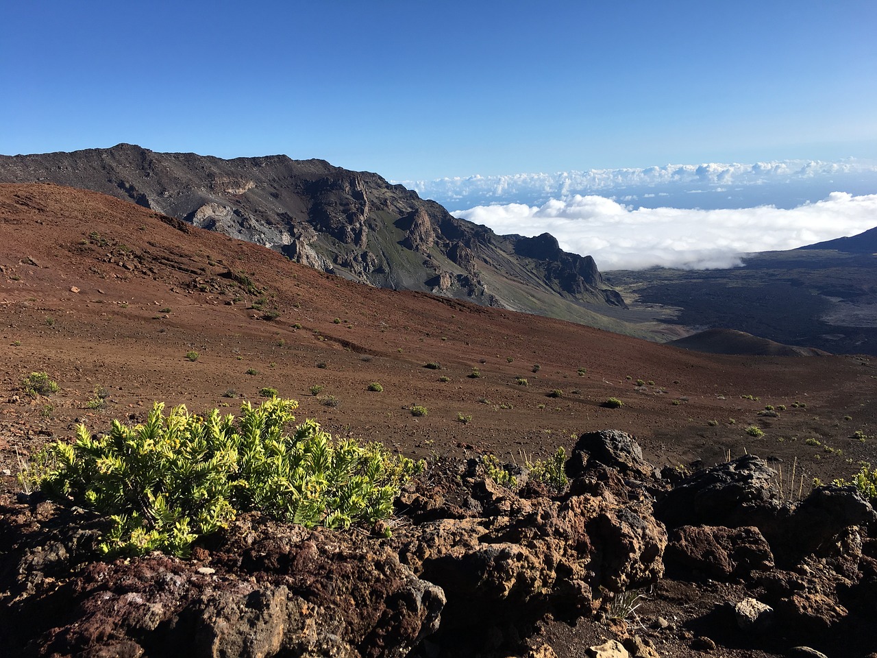 hawaii haleakala volcano free photo