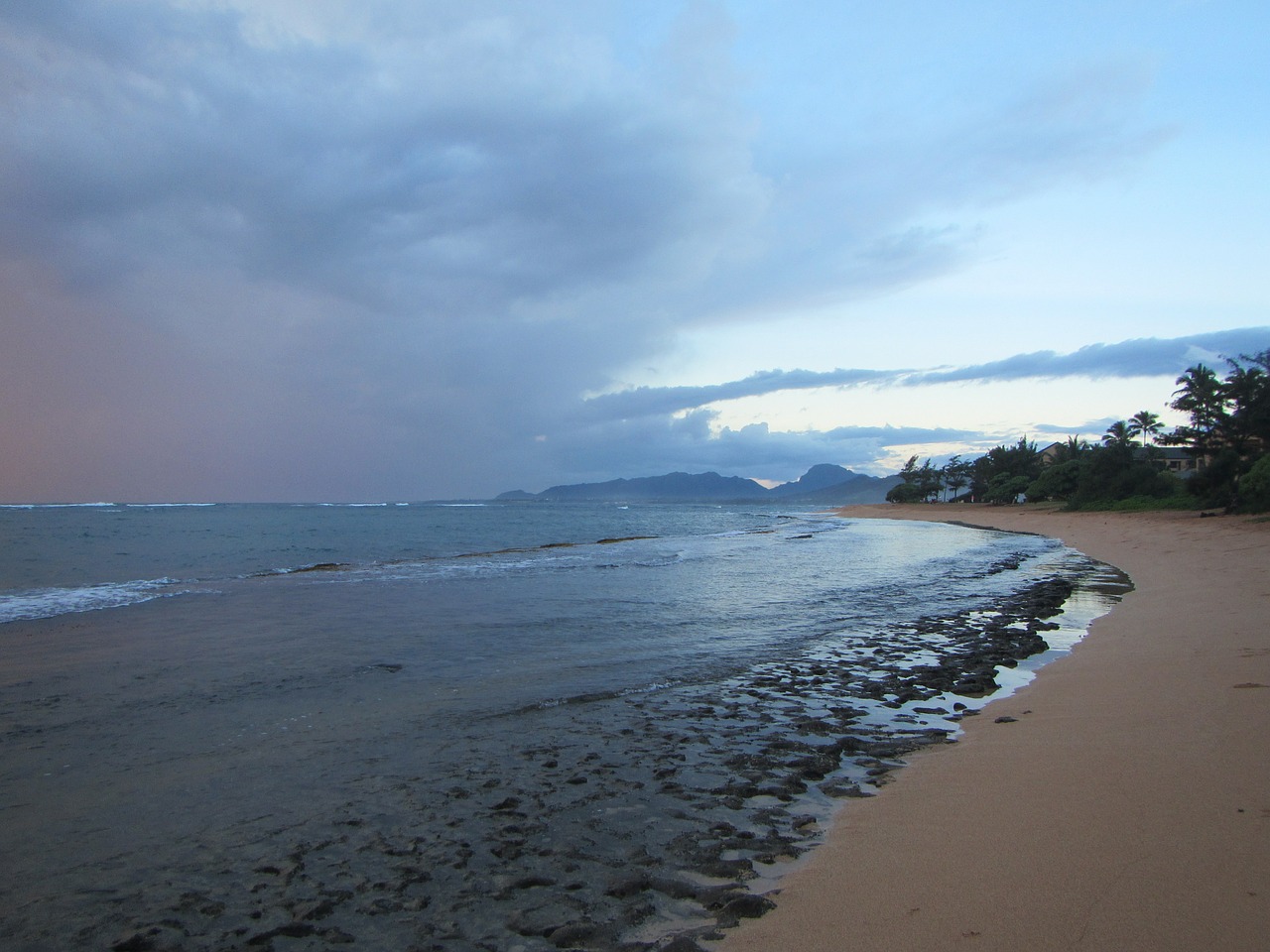 hawaii sunrise kapa'a free photo