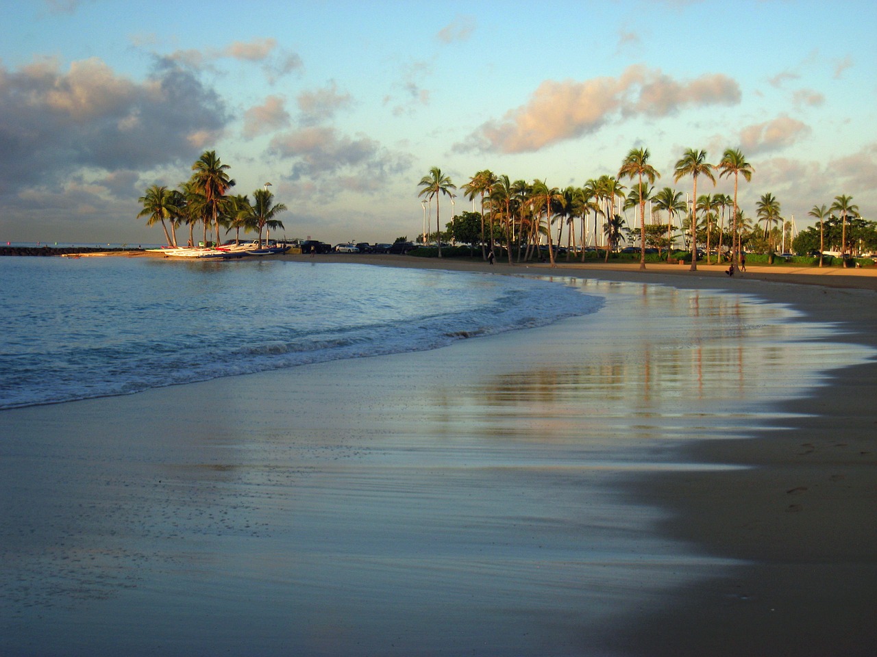 hawaii waikiki beach sand free photo