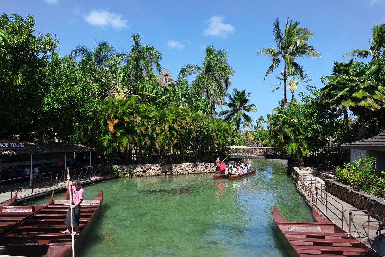 hawaii tropical lake free photo