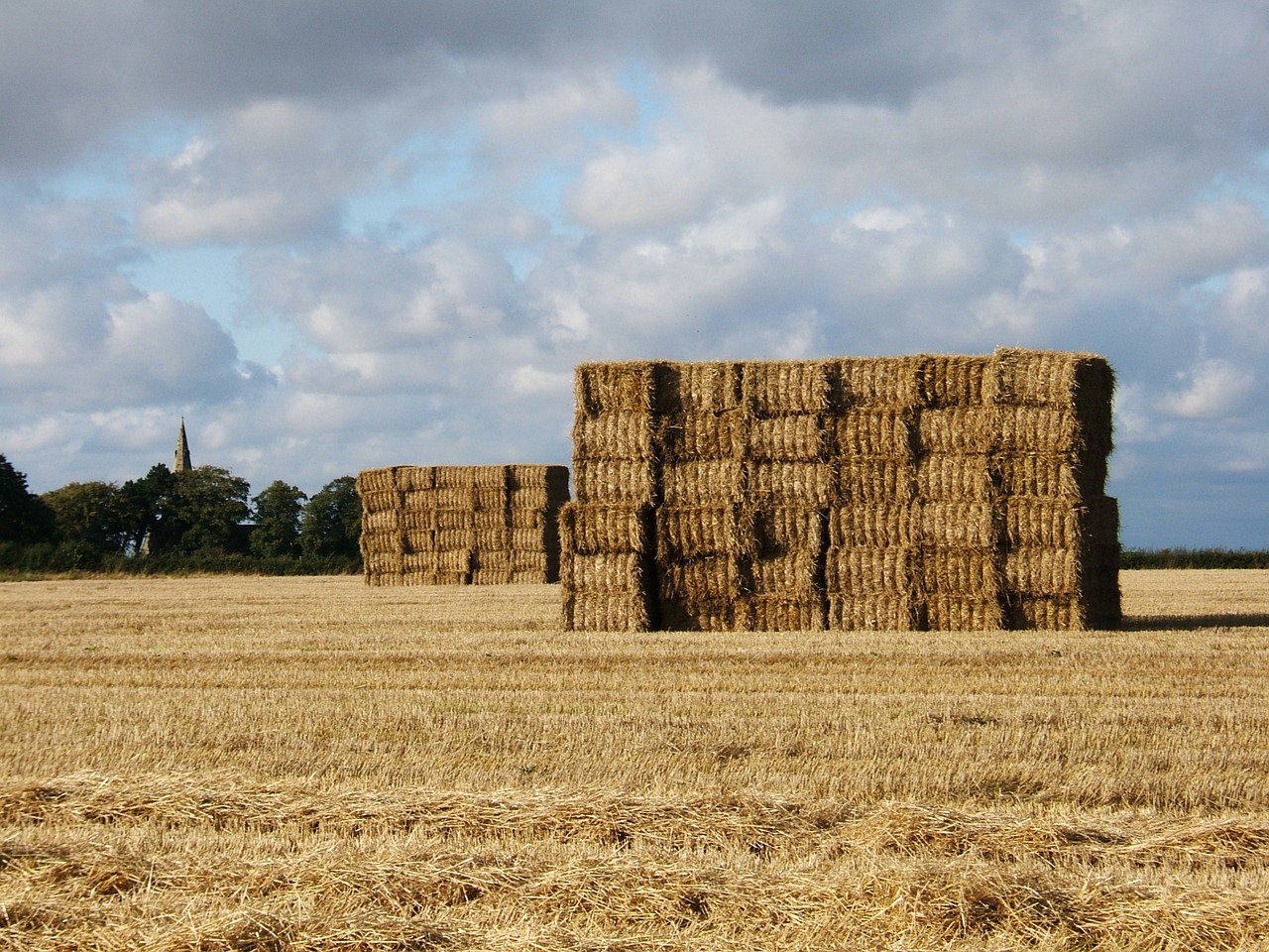 hay sky church free photo