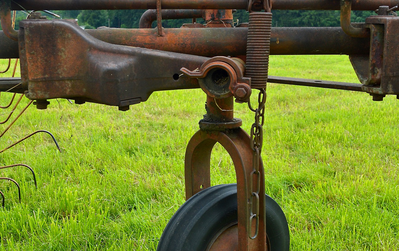 hay tedders detail agricultural machine free photo