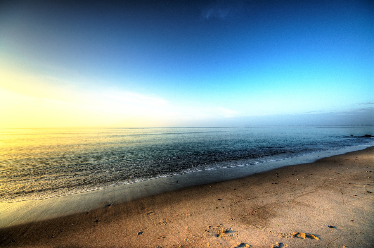 hdr beach sun free photo