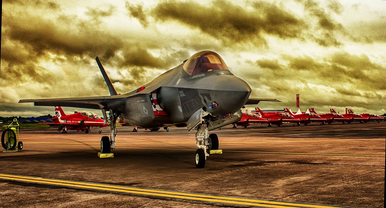 hdr fighter jet aircraft free photo