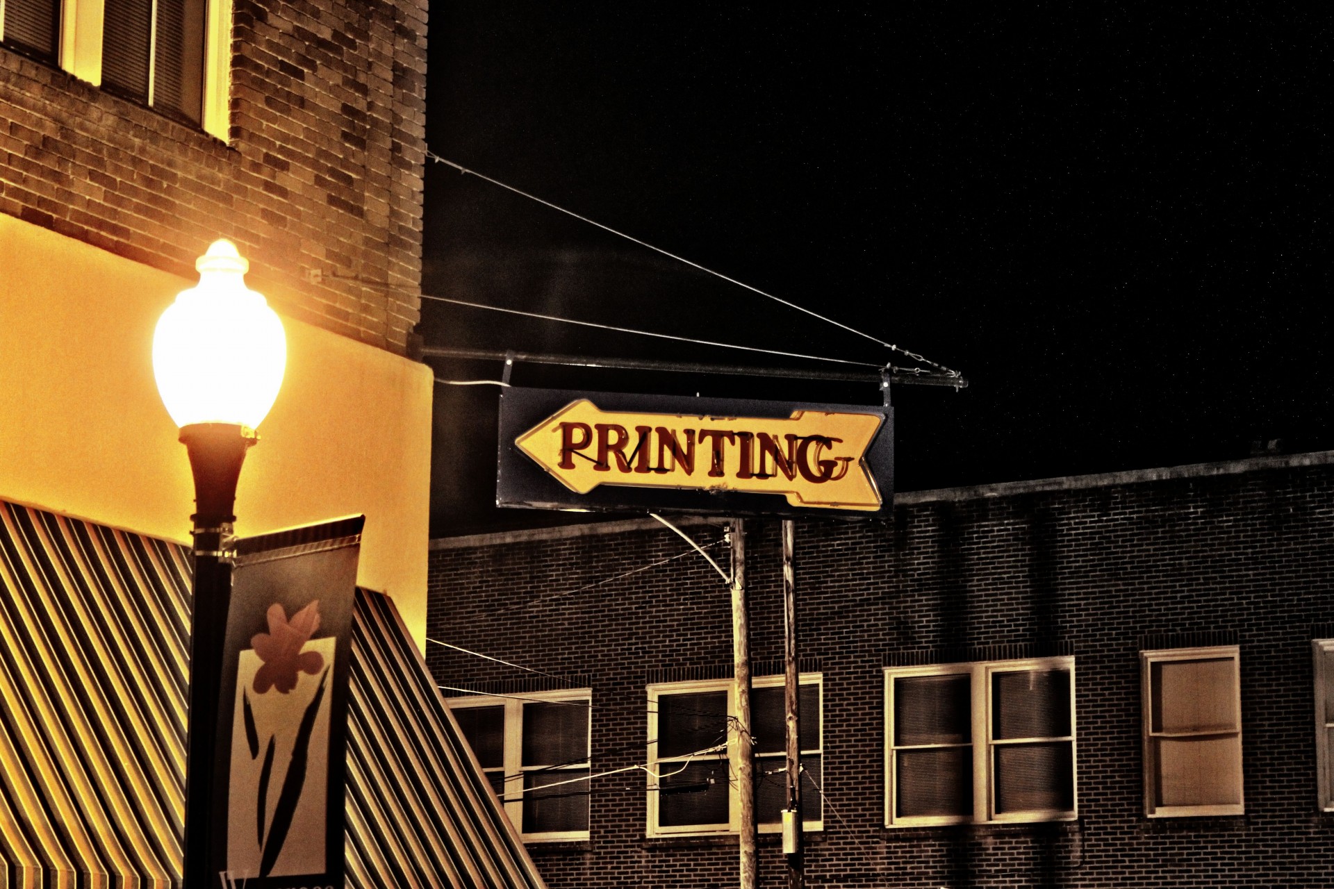 high dynamic range printing sign details free photo