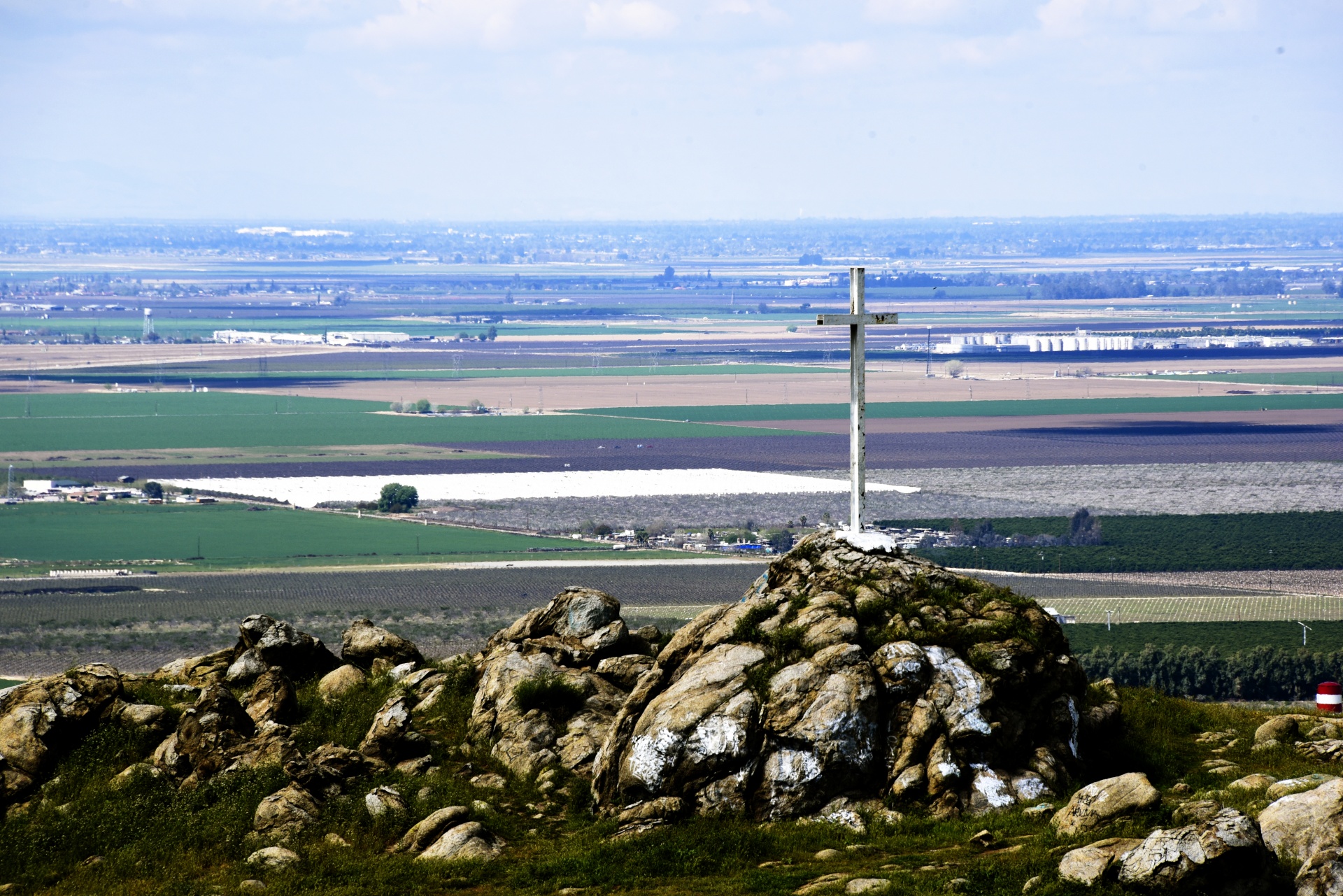 easter cross rocks free photo