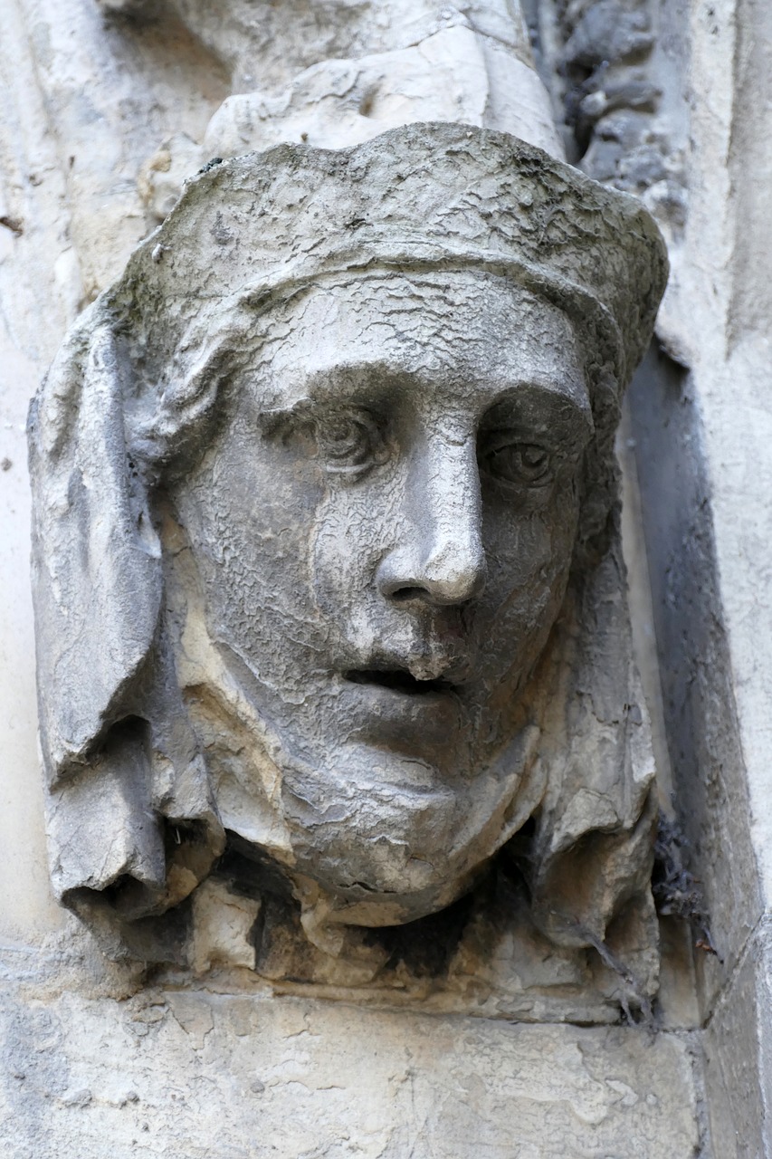 head  face  sculpture free photo