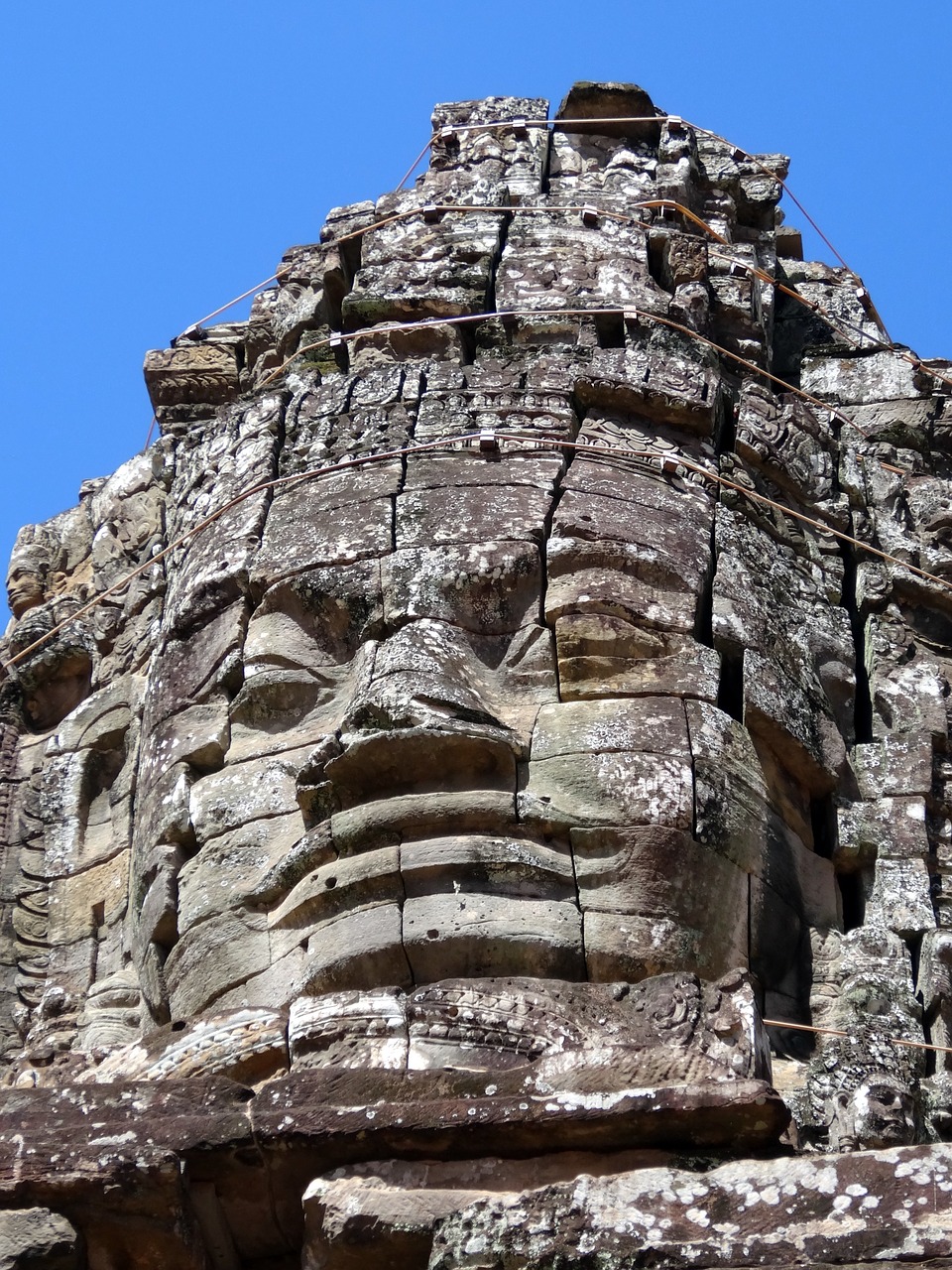 head cambodia temple free photo