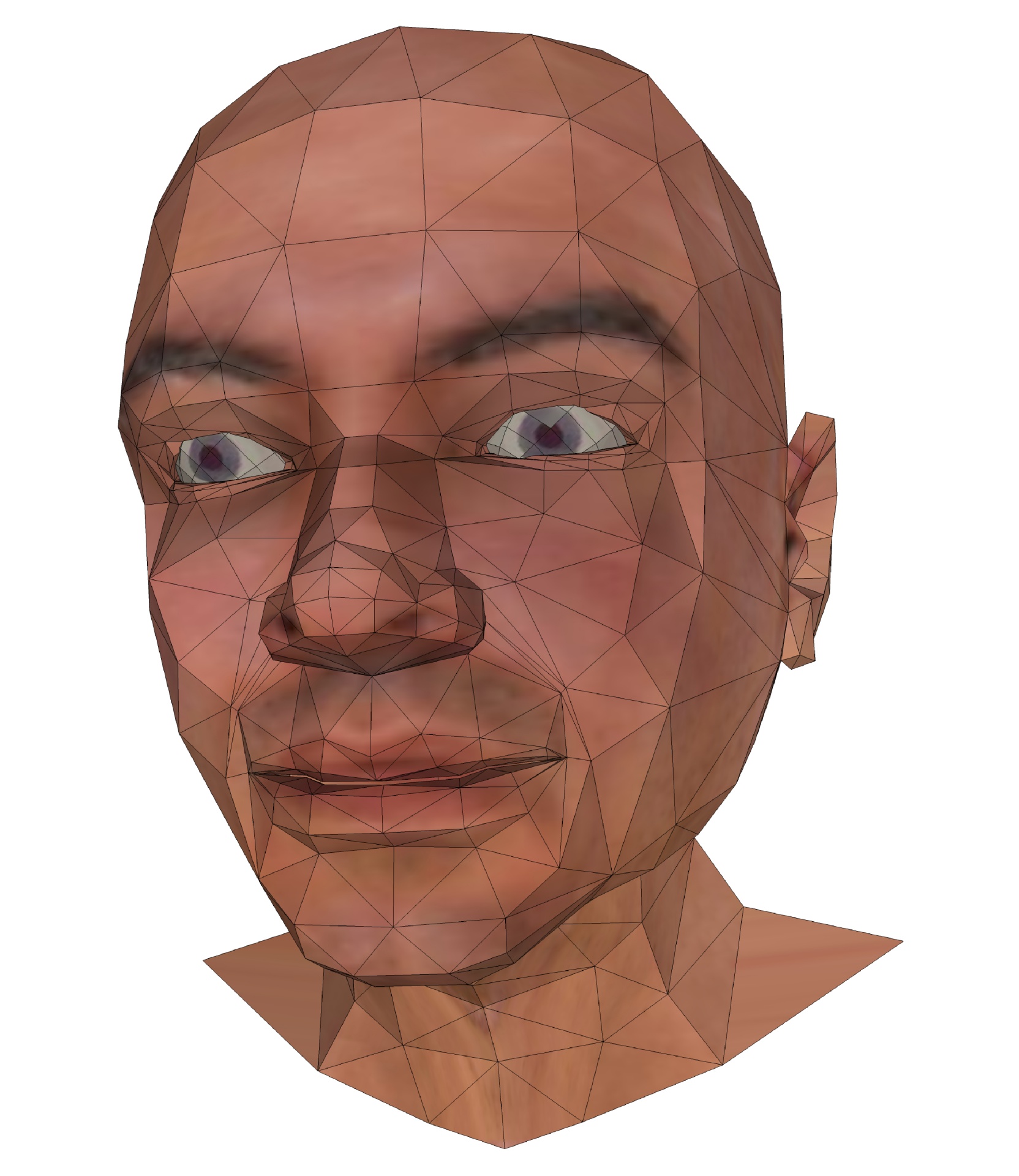 3d modeling head free photo