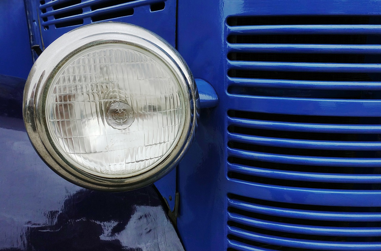 headlamp headlight van free photo