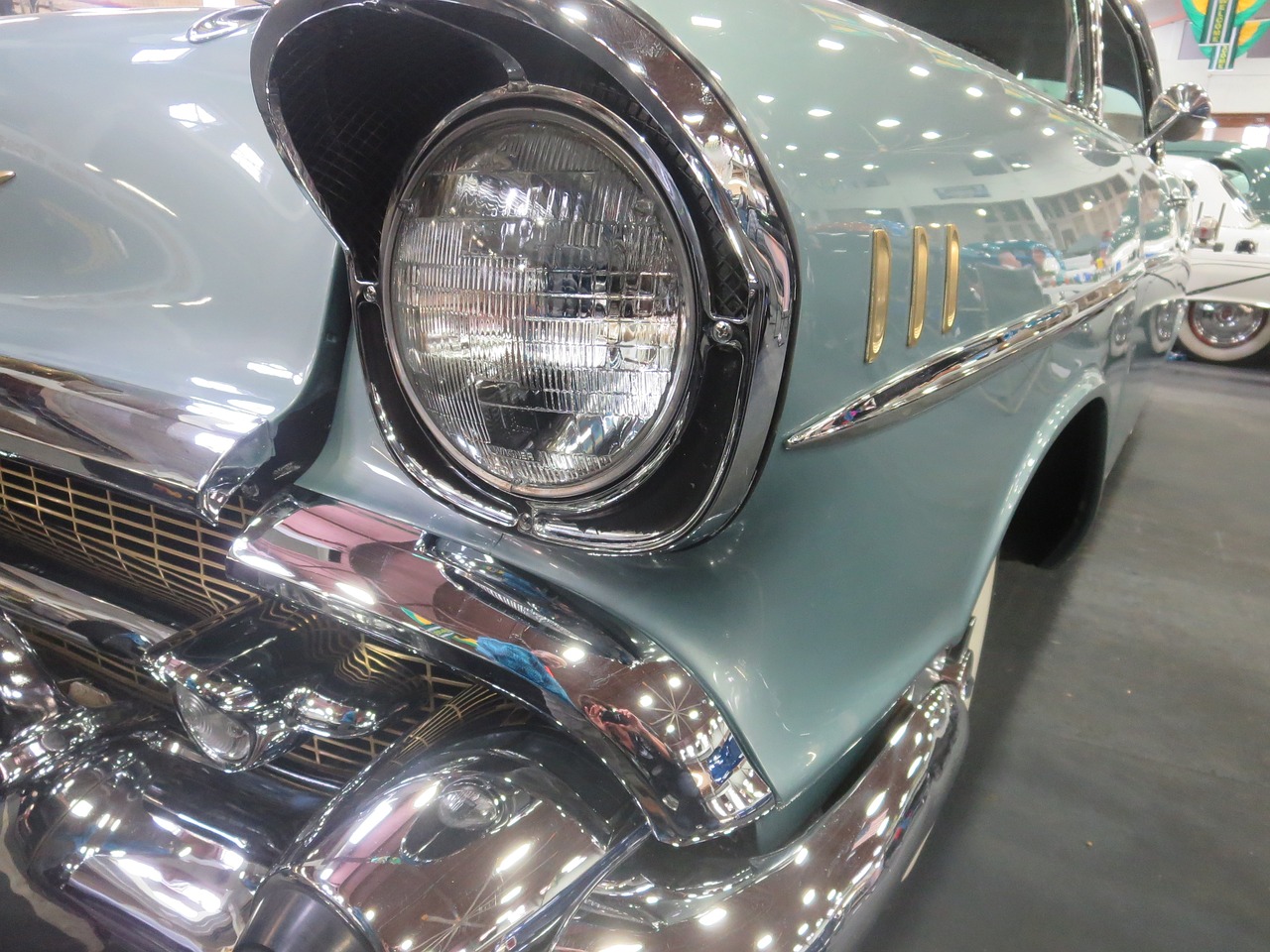 headlight vintage cars car show free photo