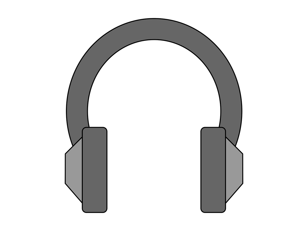 headphone music gray free photo