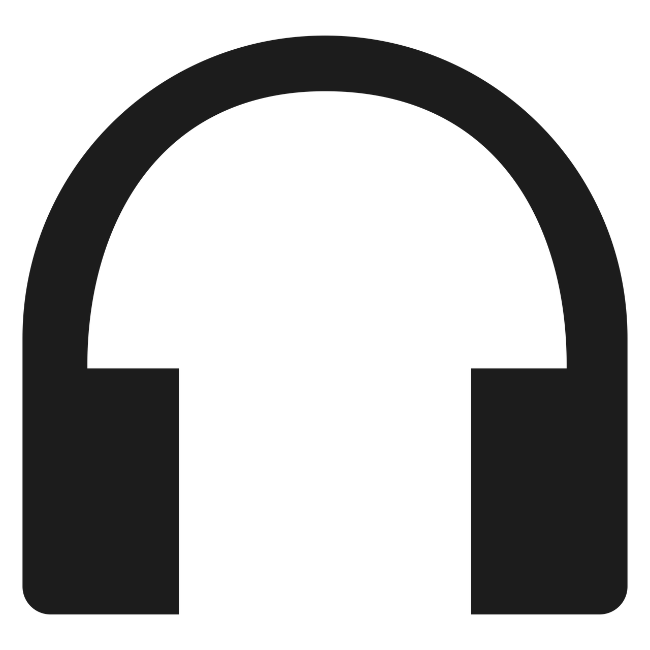 headphones icon black free photo