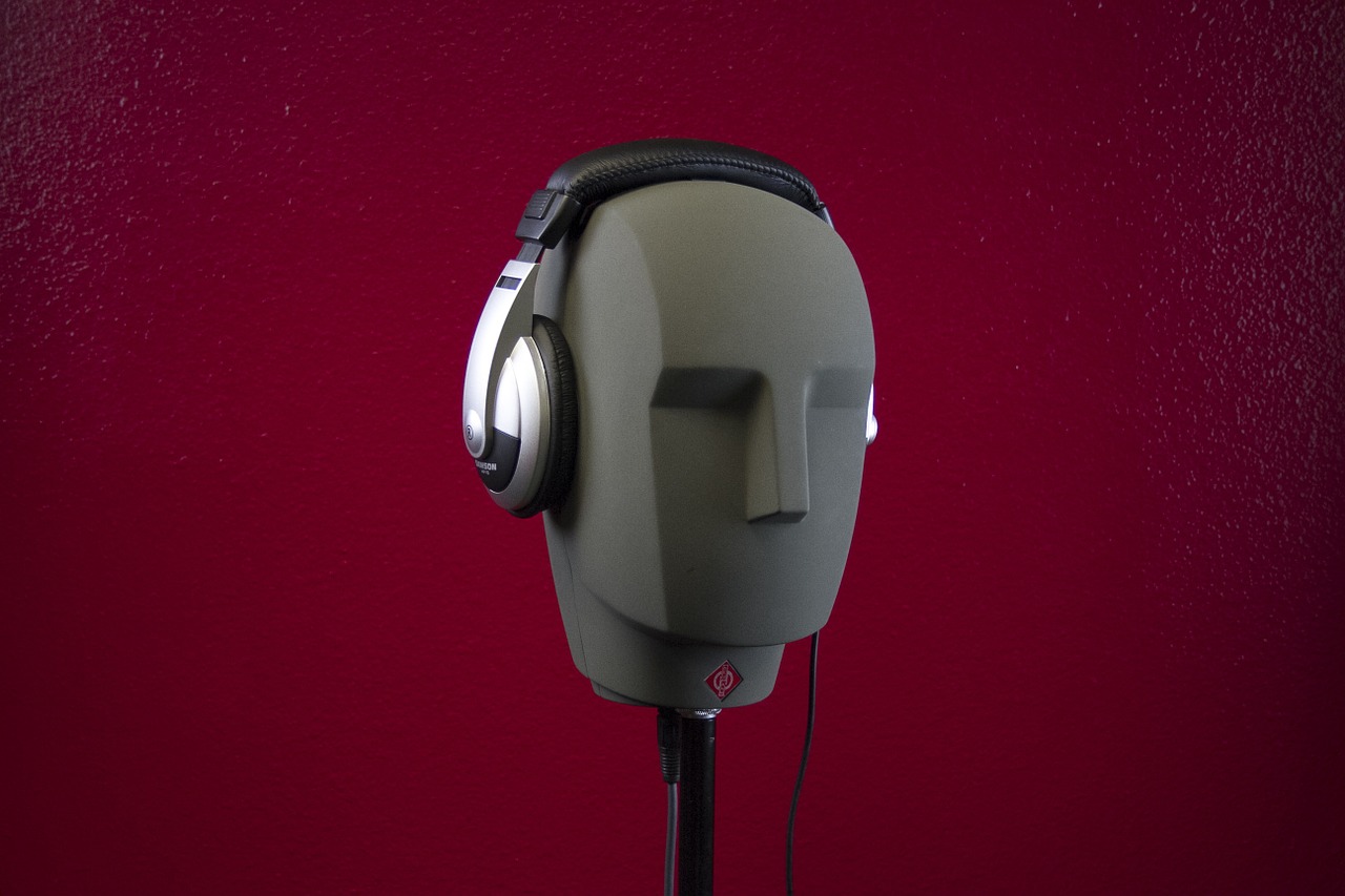 headphones dummy music free photo