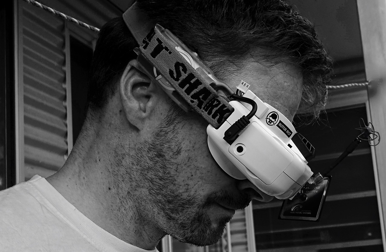 headset fpv goggles free photo