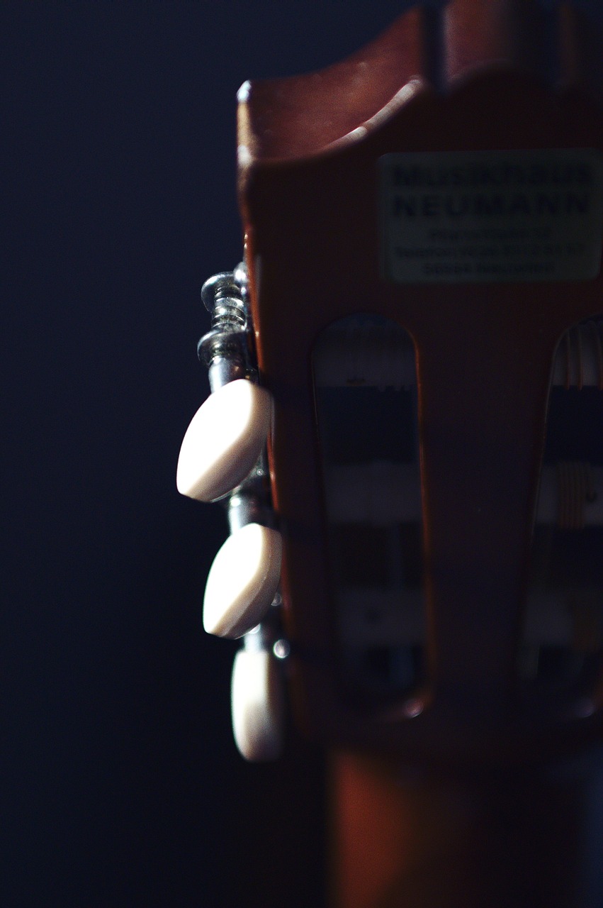 headstock acoustic guitar free photo