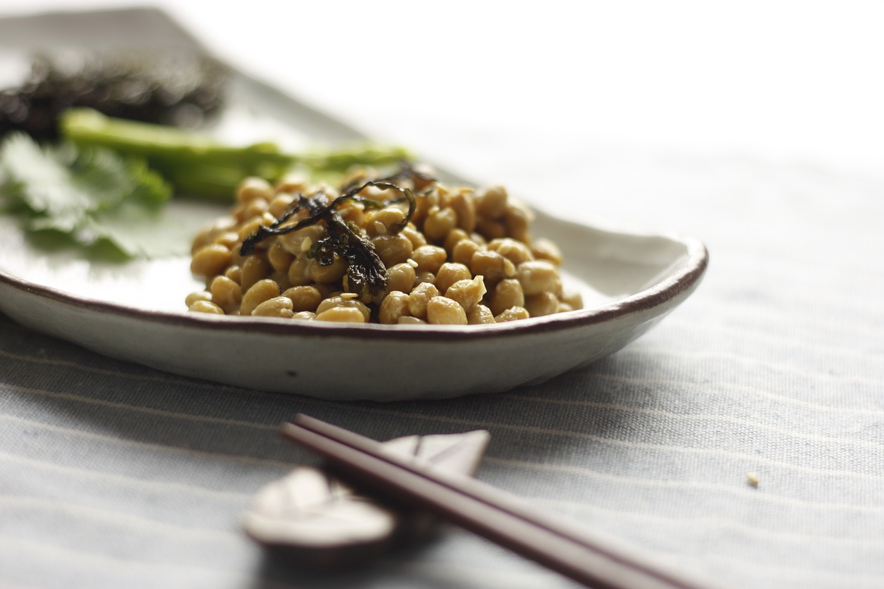 healthy food natto a delicious side dish free photo