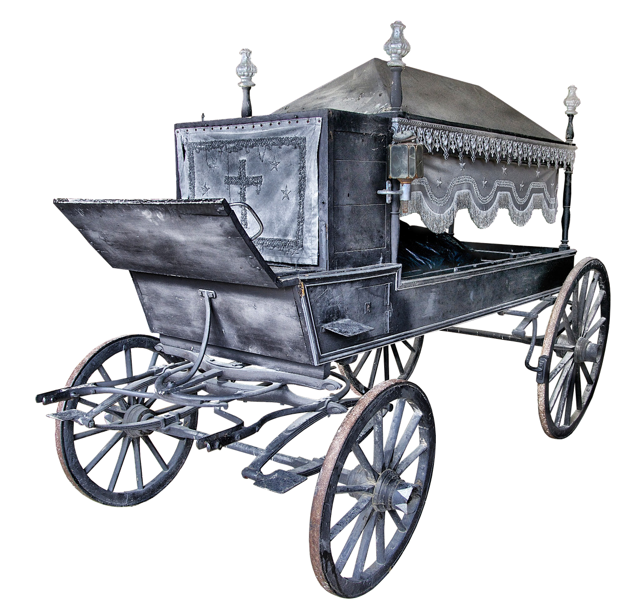 hearse old middle ages free photo