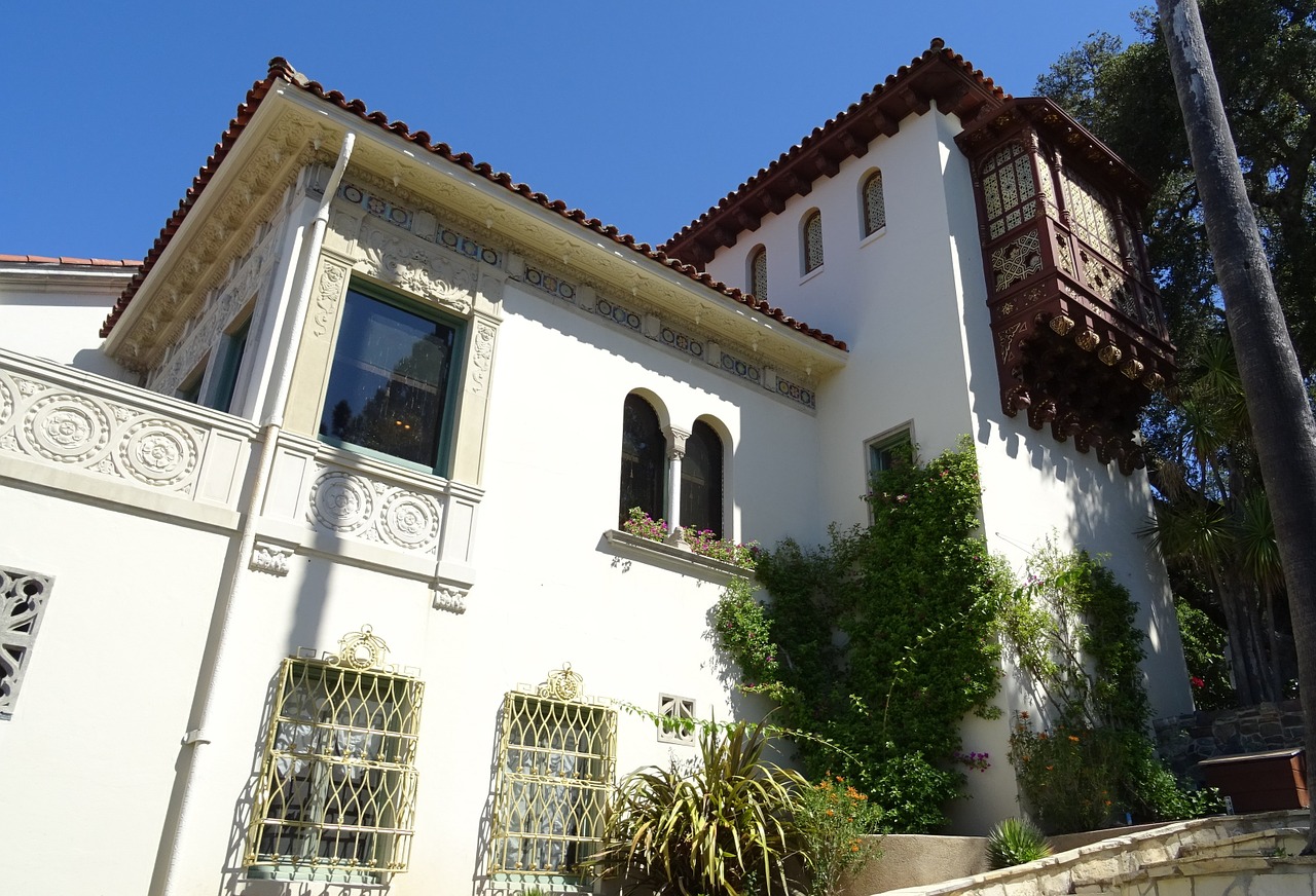 Hearst castle,castle,san simeon,architecture,building - free image from ...