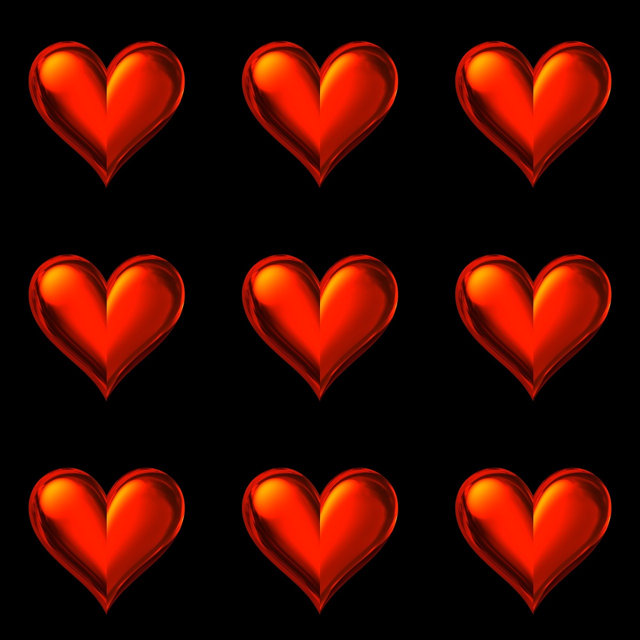 heart love pattern free photo