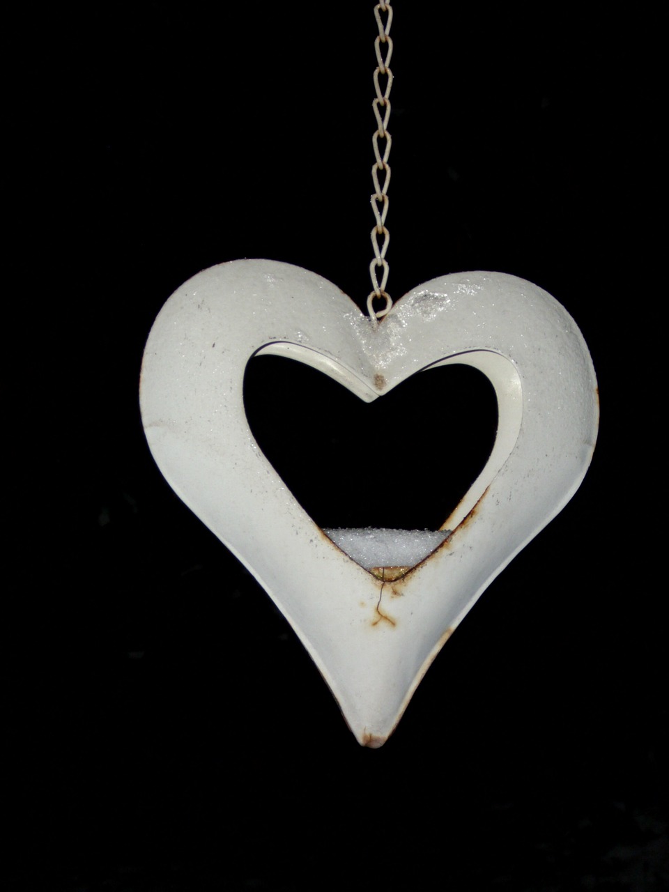 heart white heart shaped free photo