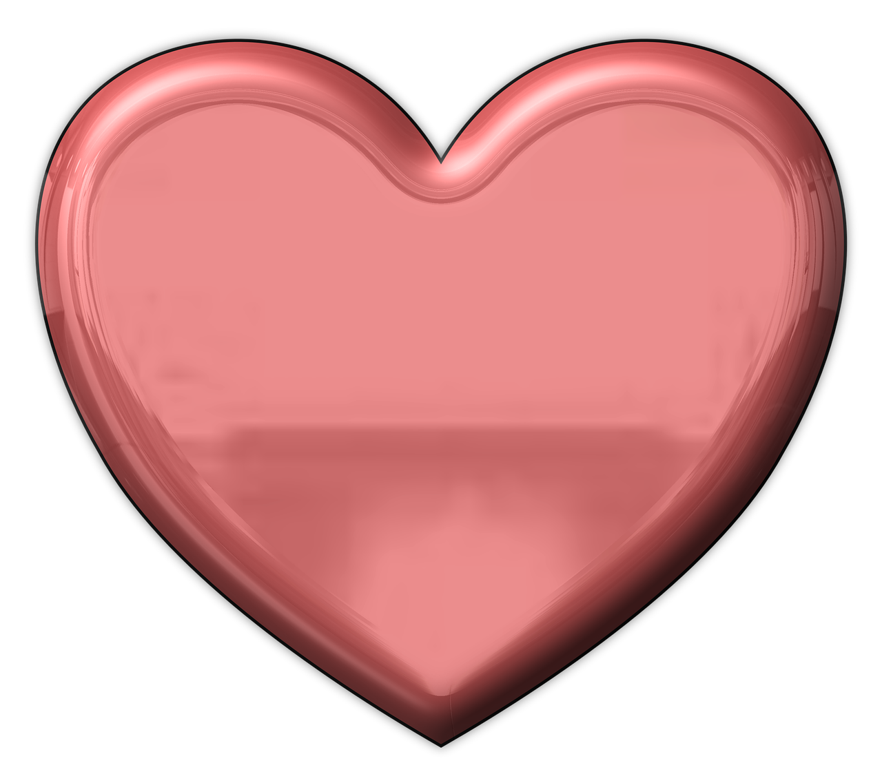 heart metallic valentine free photo
