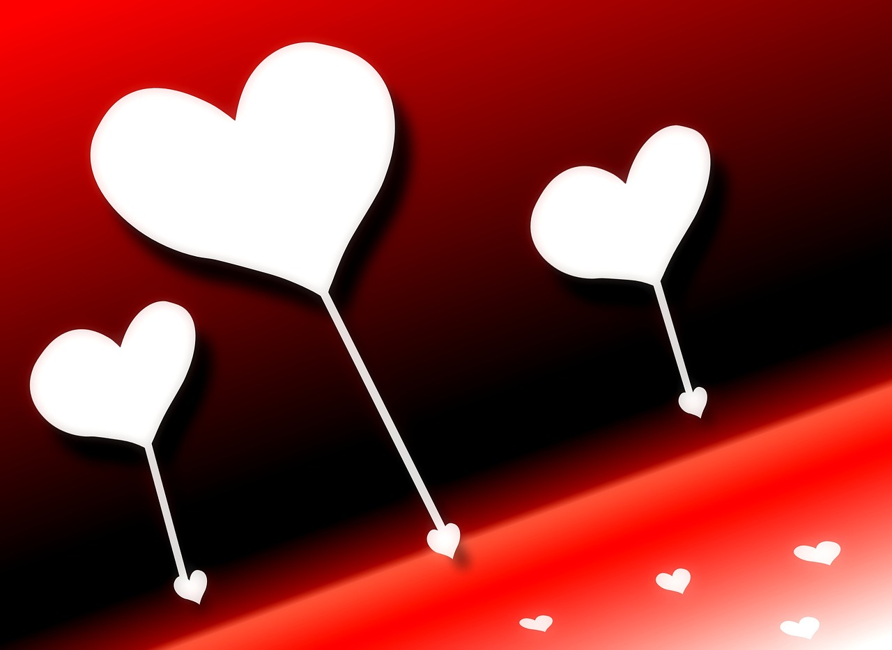 heart background wallpaper free photo