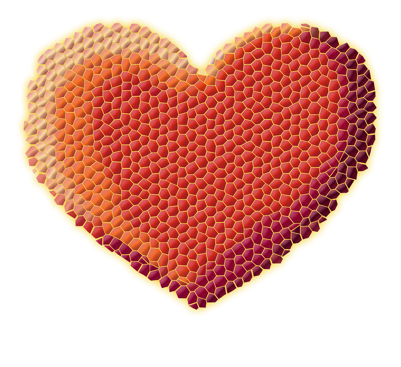 heart valentine's day pixels free photo