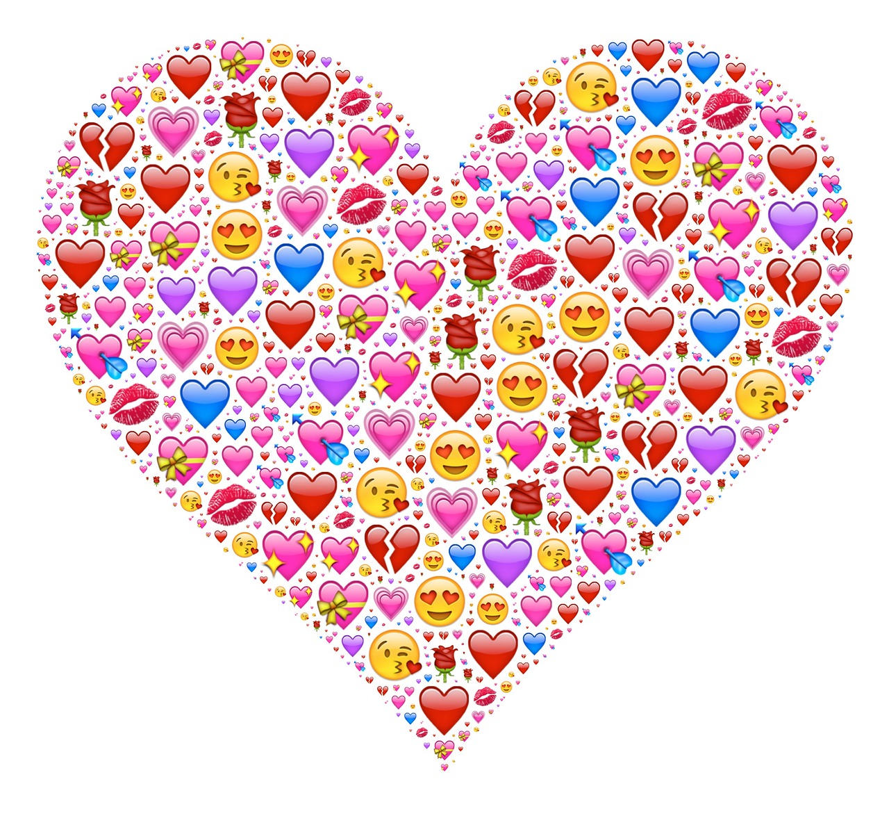 heart emoji affection free photo
