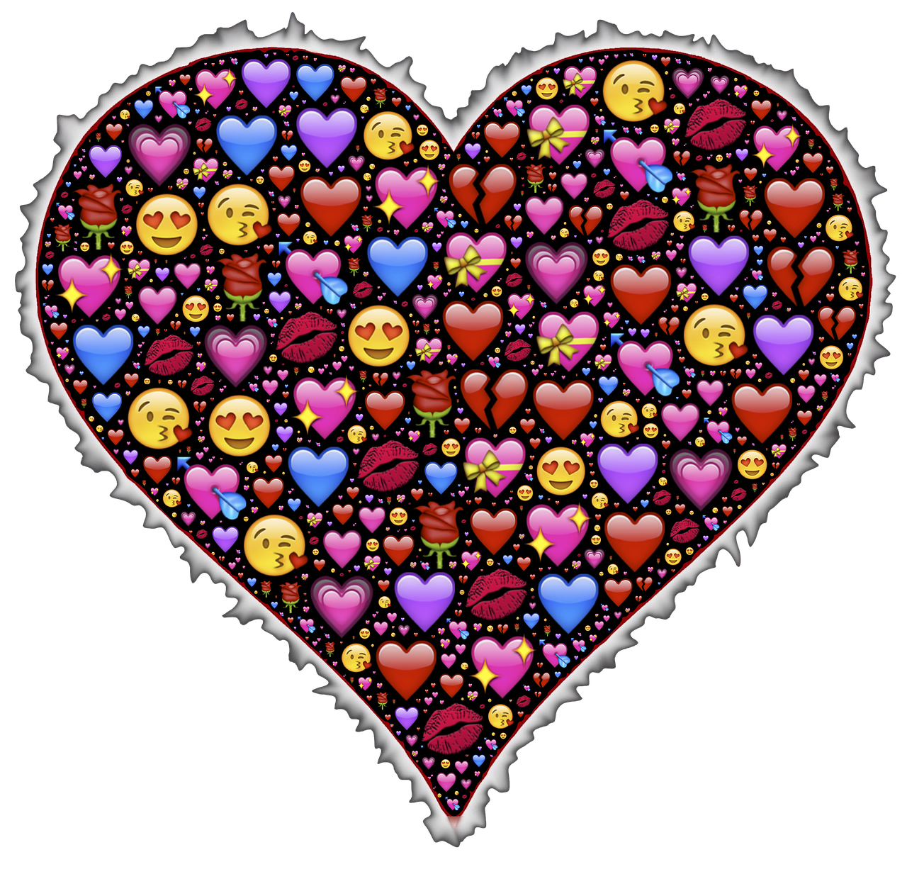 heart emoji affection free photo