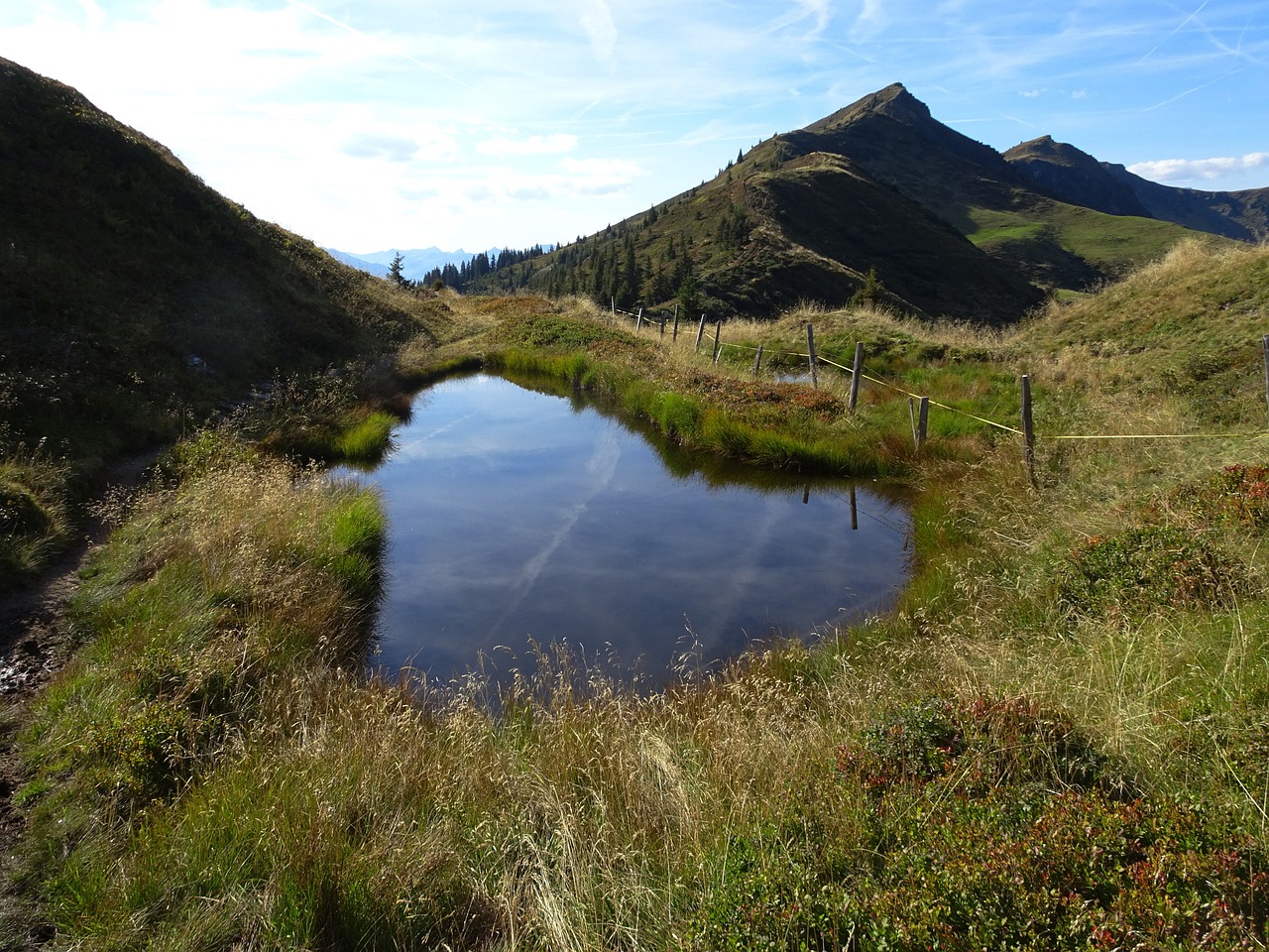 bergsee nature water free photo