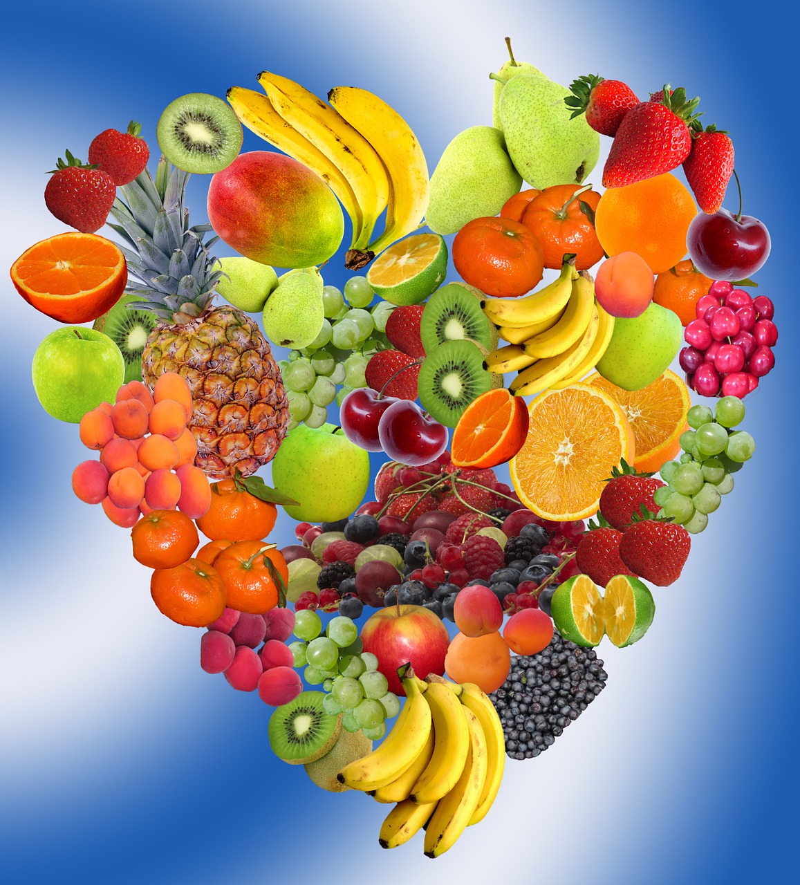 heart fruit healthy free photo