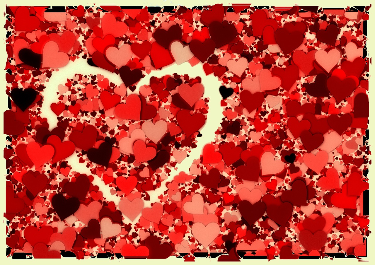 heart abstract love free photo