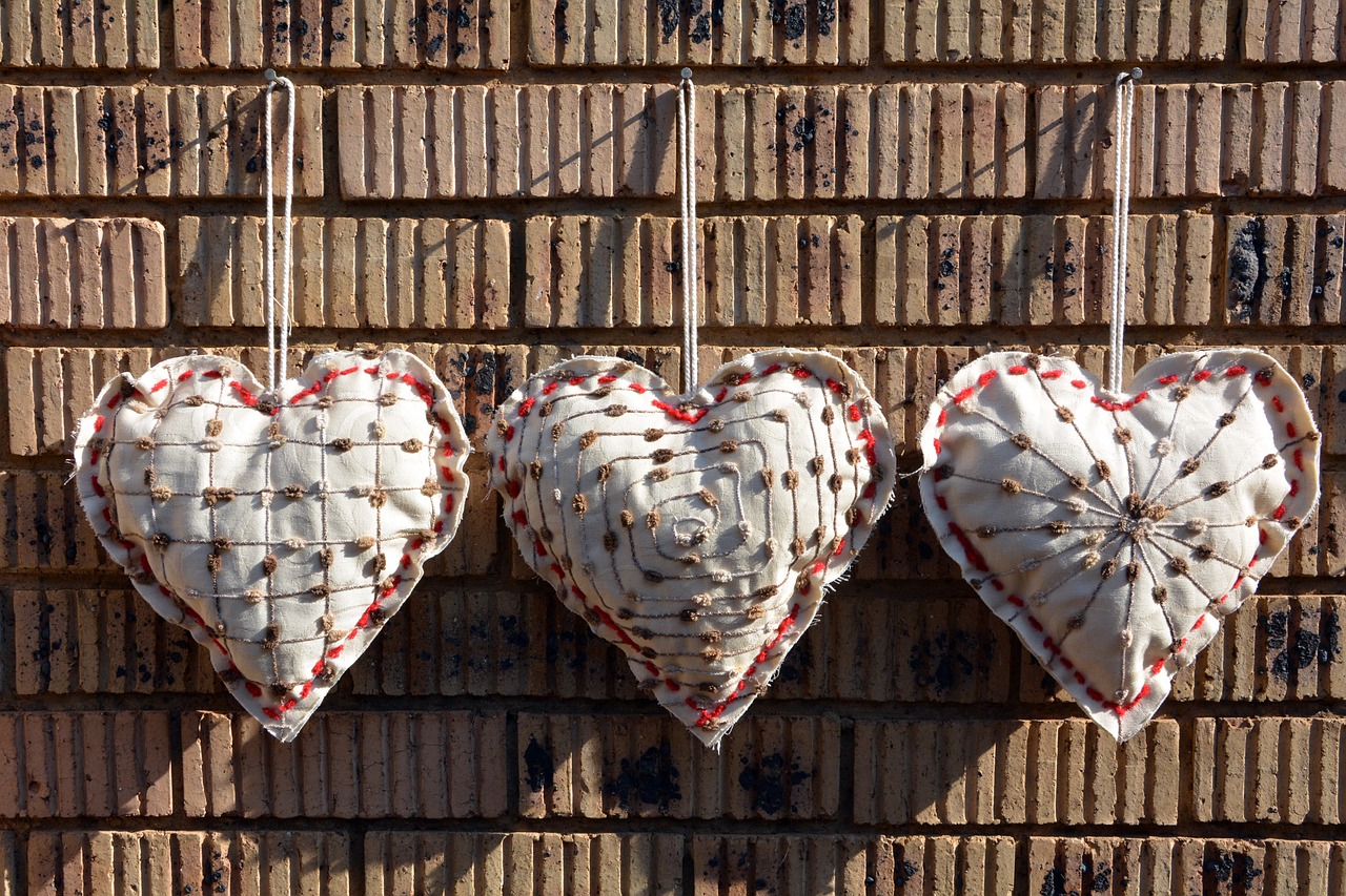 heart decorations romantic free photo